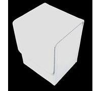 docsmagic.de Premium Magnetic Flip Box (80) White + Deck Divider - MTG PKM YGO - Boite Blanc