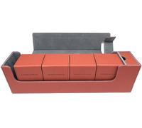 docsmagic.de Premium Magnetic Tray Long Box Copper Large + 4 Flip Boxes - Cuivre