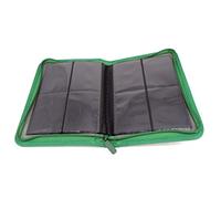 docsmagic.de Premium Pro-Player 4-Pocket Zip-Album Dark Green - 160 Card Binder - MTG - PKM - YGO - Fermeture éclair Vert Foncé