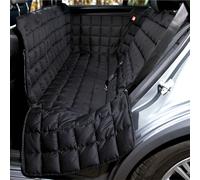 Docteur Bark Housse de siège Auto pour Chien 3 Places - Résistante aux Rayures, Lavable à 95°C - Design Stable et Robuste, Disponible en différentes Tailles et Couleurs (L, Noir)