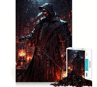 Docteur de la peste avec lanternes Puzzle de 1000 pièces pour Adolescents Stimule la mémoire Attente et Calme Assemblage Surprise chaleureuse (50x75cm)