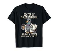 Docteur en médecine des Pigeons Funny Bird Meme T-Shirt