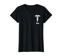 Docteur en médecine podiatrique DPM Caducée Symbole Podologue T-Shirt Graphique avec Valeur