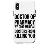Docteur en Pharmacie Nous Arrêtons Les Médecins Pharmacien Coque pour iPhone X/XS
