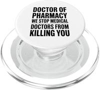 Docteur en Pharmacie Nous Arrêtons Les Médecins Pharmacien PopSockets PopGrip pour MagSafe