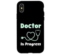 Docteur en progrès drôle étudiant en médecine Coque pour iPhone X/XS