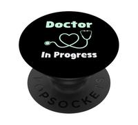Docteur en progrès drôle étudiant en médecine PopSockets PopGrip Adhésif