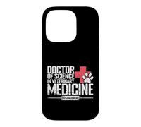 Docteur en Sciences en médecine vétérinaire pathologie Coque pour iPhone 14 Pro