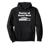 Docteur en Travail Social drôle Chargement étudiant en Travail Social Sweat à Capuche