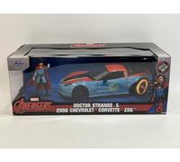 Jada - Marvel Doctor Strange Chevy Corvette, 253225024, 8 Ans, à l'échelle 1:24, avec caractère, Parties ouvrables