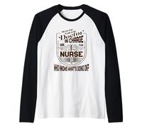 Docteur infirmière Humour infirmière Sait ce Qui se Passe infirmière Manche Raglan
