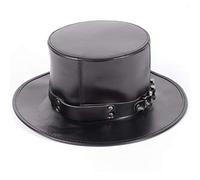 Docteur Pest Masque à Bec Masque Corbeau Oiseau Cosplay Steampunk Docteur Peste Halloween & Carnaval en cuir PU (Chapeau)
