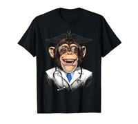 Docteur Singe Chirurgien Médecin MD Amoureux des singes T-Shirt Graphique avec Valeur
