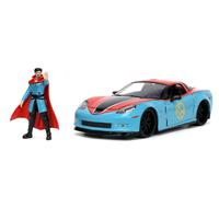 Docteur Strange Chevy Corvette Avec Figurine 1:24 Modèle JADA TOYS