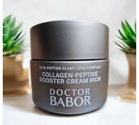 DOCTOR BABOR Collagen Peptide Booster Cream Rich Anti-Aging Care for Demanding Skin Intensive Moisturizer Revitalizing and Firming Vegan 50ml