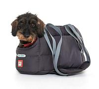 Doctor Bark Sac Porte Chien - résistant aux Rayures, sélectionnable en Taille, Lavable à 95 ° C, Toutes Tailles Convenant à Une Machine à Laver de 5 kg (XL, Gris)