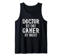 Doctor by Day Gamer by Night Clinique de santé familiale Médecins Débardeur
