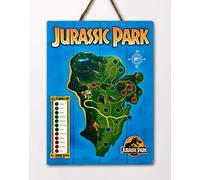 Doctor Collector DCJP16 Jurassic Park Isla Nublar Carte WoodArts Impression 3D 16 x 12 pouces