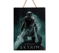 The Elder Scrolls V: Skyrim Tableau En Bois Woodarts 3d Dragonborn 30 X 40 Cm