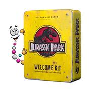 Doctor Collector Kit de Bienvenue Jurassic Park, édition de Collection Officielle avec Accessoires exclusifs dans Une boîte en métal