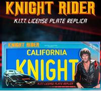 Doctor Collector KITT Plaque D’Immatriculation 1:1 Targa Métal Supercar 2025