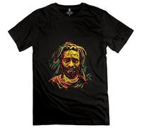 Doctor Li Burning Spear Unisex 100% Cotton Short-Sleeve T-Shirts Black XXL
