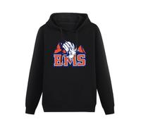 Doctor Li DIY Blue Mountain State Hoody Unisex Ptinted Hoodies Long Sleeve Men's Hooded with Pocket Black XL
