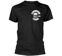 Doctor Li Label Society Skull Pocket Logo Men's Graphic T Shirt Unisex 100% Cotton Short-Sleeve T-Shirts Black XXXL