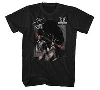 Doctor Li Stevie Ray Vaughan in Step Unisex 100% Cotton Short-Sleeve T-Shirts Black L