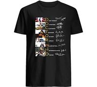 Doctor Movie Who Images Cast All Signature Gift Fan David Colin Peter Gifts Men's T-Shirt Unisex Black Tee 3XL