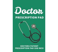 Doctor Prescription Pad: Doctor Visit Notes & Prescription Pad for Patients | Doctors Patient Prescription RX Pad Paper