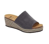 Doctor Scholl Femme Malaga Sandale, Anthracite, 40 EU