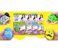 Doctor Squish - DIY - Light Blue, Silver, Yellow, Green