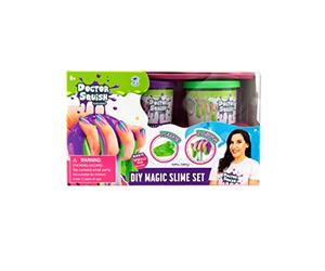 Doctor Squish - Magic Slime Double Set - Green and Purple - 280 Grams