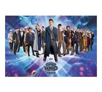 Pyramid International - Affiche - Doctor Who 60e anniversaire - 61 x 91 cm