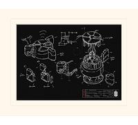 Doctor Who (Chalk Board 30 x 40 cm montée d'impression