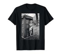 Doctor Who Colin Baker Acteur in Tardis 1984 T-Shirt, Homme, Noir, 3XL