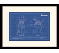 Doctor Who (Dalek Blueprint 30 x 40 cm Objet Souvenir