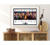 Doctor Who Impression signée/dédicacée de tous les médecins Dr Who Format A3 42 x 29,7 cm