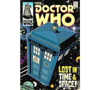 Doctor Who - Poster "Perdus dans le temps et l'espace" PM4109 (91,5 cm x 61 cm x 0,1 cm) (Blau/Gelb/Schwarz)