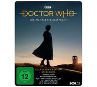 DOCTOR WHO-STAFFEL 11 (LTD -STEELBOX) - INKL.POSTKARTENSET 3 BLU-RAY NEUF