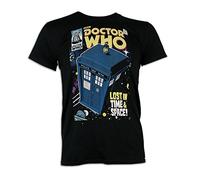 Doctor Who - T-Shirt à Manches Courtes - TARDIS - Homme - Multicolore - Taille XL