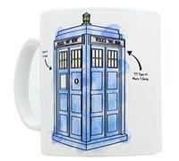DOCTOR WHO Watercolor Tardis Mug