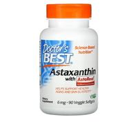 Doctor's Best, Astaxanthine avec AstaReal® 6 mg, 90 gélules molles - livraiso...