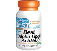 Doctor's Best, Best Acide Alpha-Lipoïque, 600 Mg, 60 Capsules Végé