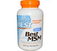 Doctor's Best, Best Msm, 1000 Mg, 180 Capsules