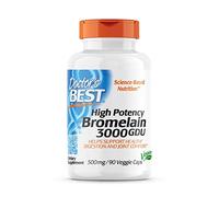 Doctor's Best, Bromelain 3000 GDU, 500 mg, 90 gélules végétaliennes, sans gluten