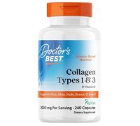Doctor's Best Collagène de types 1 et 3 et vitamine C - 240 gélules