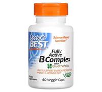 Doctor's Best Complexe B Entièrement Actif Aux Quatrefoliques, 60 Capsules Végétariennes