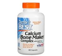 Doctor's Best Complexe Fabricant d'Os au Calcium avec MCHCal - 180 gélules | Soutien Santé Osseuse | Qualité Supérieure